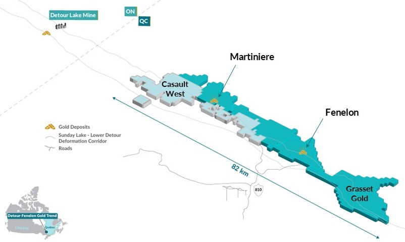 Wallbridge Property Map